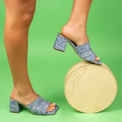 Mid Heels|Mules-L'INTERVALLE Adelpha Multi Fabric