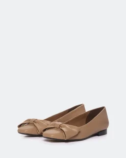 Ballerinas-L'INTERVALLE Admiralty Camel Leather