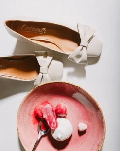 Ballerinas-L'INTERVALLE Admiralty Off White Leather