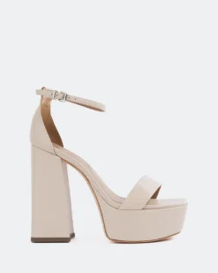 Platform-L'INTERVALLE Adriene Beige Leather