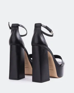 Platform-L'INTERVALLE Adriene Black Leather