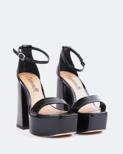 Platform-L'INTERVALLE Adriene Black Naplack