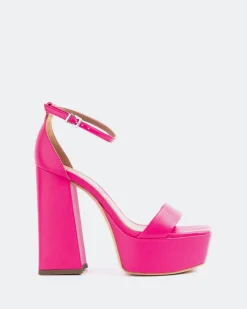Platform-L'INTERVALLE Adriene Fucshia Leather