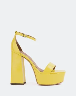 Platform-L'INTERVALLE Adriene Yellow Naplack