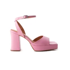 Platform-L'INTERVALLE Alegre Pink Leather
