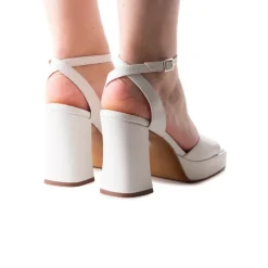 Platform-L'INTERVALLE Alegre White Leather