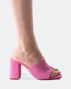 Mules-L'INTERVALLE Aliados Pink Suede