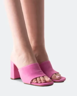 Mules-L'INTERVALLE Aliados Pink Suede