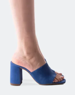 Mules-L'INTERVALLE Aliados Royal Blue Suede