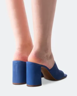 Mules-L'INTERVALLE Aliados Royal Blue Suede