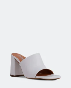 Mules-L'INTERVALLE Aliados White Leather