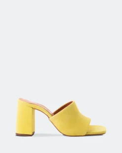 Mules-L'INTERVALLE Aliados Yellow Suede