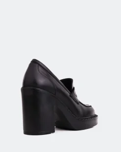 Loafers-L'INTERVALLE Allington Black Leather