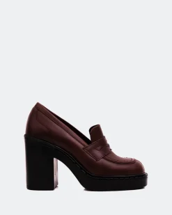 Loafers-L'INTERVALLE Allington Brown Leather