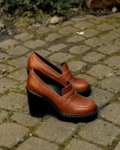 Loafers-L'INTERVALLE Allington Tan Leather