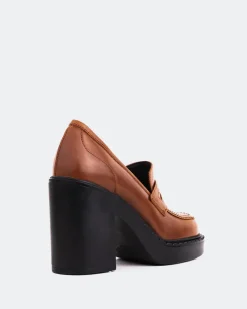 Loafers-L'INTERVALLE Allington Tan Leather