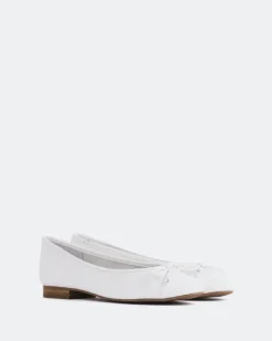 Ballerinas-L'INTERVALLE Alona White Leather