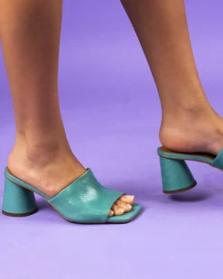 Mid Heels|Mules-L'INTERVALLE Alyki Black Leather