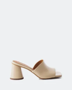 Mid Heels|Mules-L'INTERVALLE Alyki Nude Leather