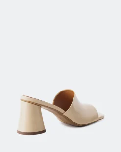 Mid Heels|Mules-L'INTERVALLE Alyki Nude Leather