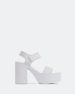 Platform|Strappy-L'INTERVALLE Amical White Leather