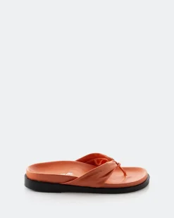 Flats-L'INTERVALLE Aminta Coral Leather