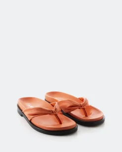 Flats-L'INTERVALLE Aminta Coral Leather