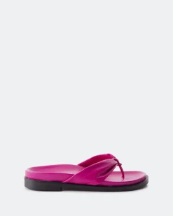 Flats-L'INTERVALLE Aminta Fuchsia Leather