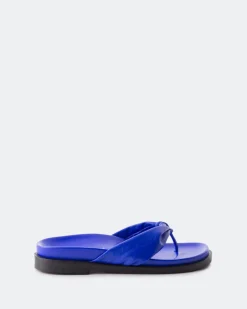 Flats-L'INTERVALLE Aminta Royal Blue Leather