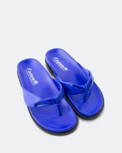 Flats-L'INTERVALLE Aminta Royal Blue Leather