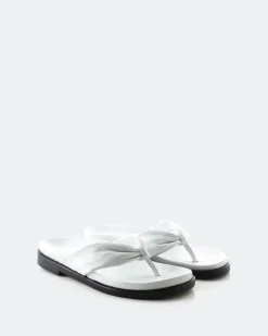 Flats-L'INTERVALLE Aminta White Leather