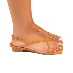 Flats-L'INTERVALLE Amnesia Camel Leather