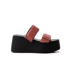 Wedges-L'INTERVALLE Amore Pink Leather