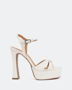 Platform|High Heels-L'INTERVALLE Anamika Off White Leather