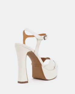 Platform|High Heels-L'INTERVALLE Anamika Off White Leather