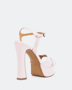 Platform|High Heels-L'INTERVALLE Anamika Pink Leather