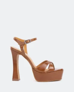 Platform|High Heels-L'INTERVALLE Anamika Tan Leather