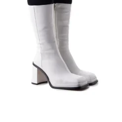Platform|Ankle Boots-L'INTERVALLE Andover White Leather