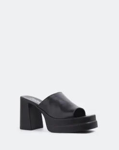 Platform-L'INTERVALLE Aprilia Black Leather