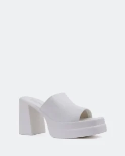 Platform-L'INTERVALLE Aprilia White Leather