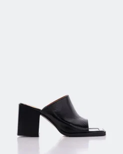 Mules-L'INTERVALLE Arleth Black Leather