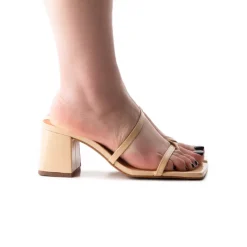 Mid Heels-L'INTERVALLE Armona Nude Leather