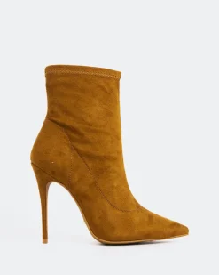 Ankle Boots-L'INTERVALLE Aya Camel Suede