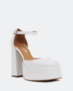 Platforms-L'INTERVALLE Azucar White Leather