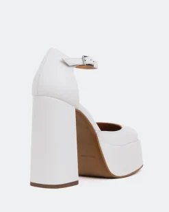 Platforms-L'INTERVALLE Azucar White Leather