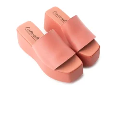 Wedges-L'INTERVALLE Bae Pink Leather