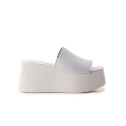 Wedges-L'INTERVALLE Bae White Leather