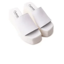 Wedges-L'INTERVALLE Bae White Leather