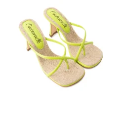 Mid Heels-L'INTERVALLE Baikal Lime Leather