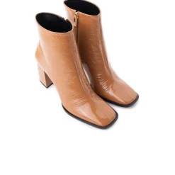 Ankle Boots-L'INTERVALLE Bally Chestnut Naplack